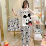 3 Pcs Cute Mickey Nightwear Pajama Shorts