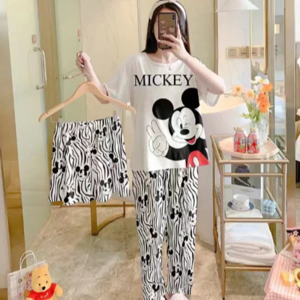 3 Pcs Cute Mickey Nightwear Pajama Shorts