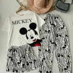 3Pcs Cute Mickey Nightwear Pajama Shorts Sets for Women