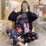 Long Sleeve Cartoon Pajama Set