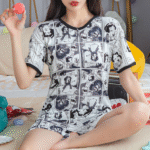 Comic Print Pajama Set