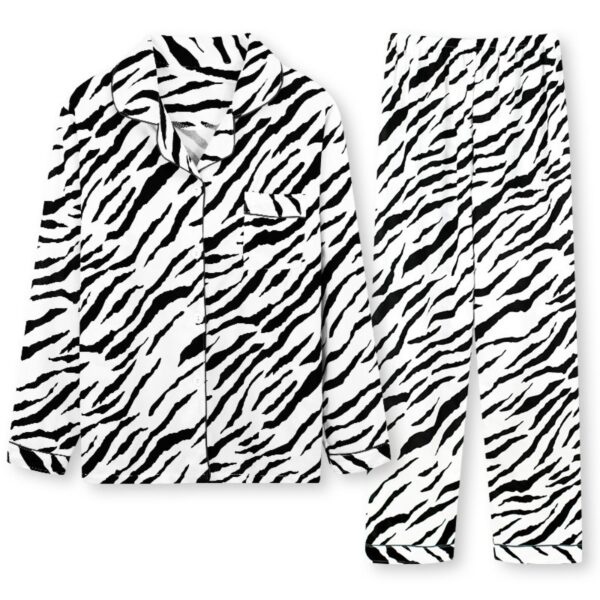 Zebra Print Pajama Set Women